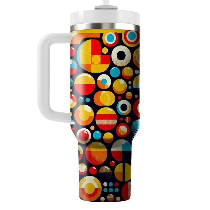 70s Groove Dots  Decorative Tumblers