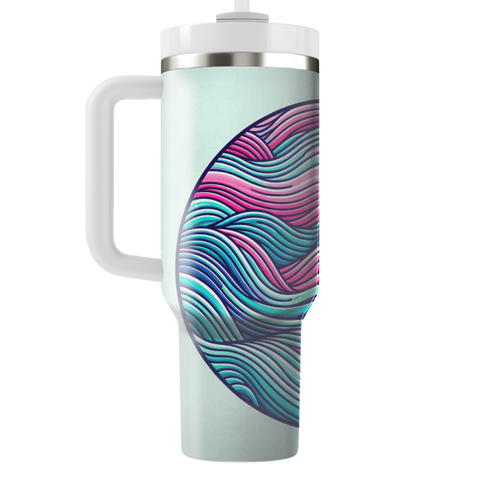 Neon Waves  Tumbler Cups