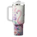 Floral Flamingo  Tumbler Cups