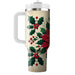 Winter Wonderland Poinsettia  Tumbler Cups