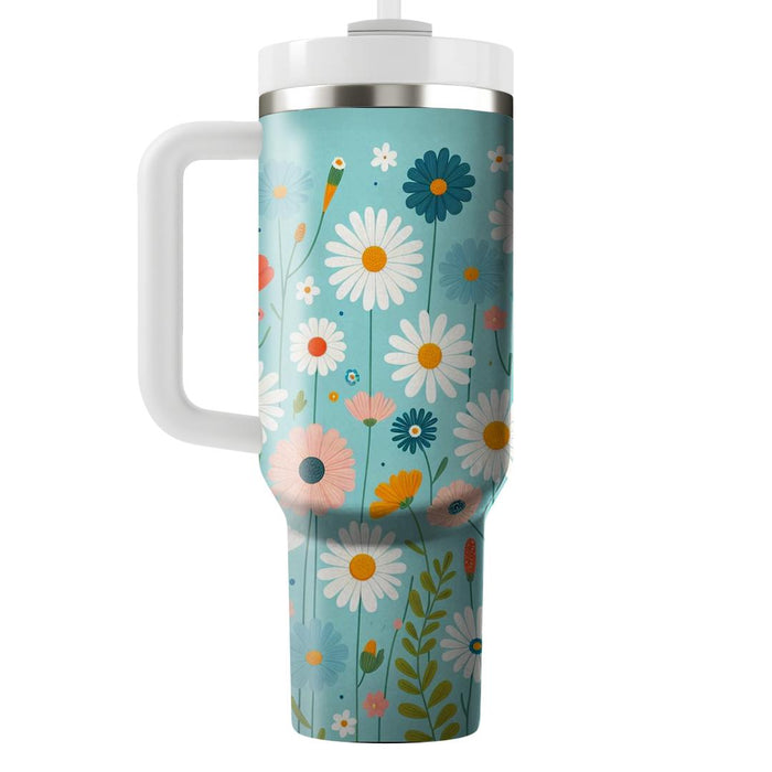 Whimsical Wildflower Field  Custom Tumblers