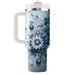 Winter Frost Flowers  Tumblers With Lids