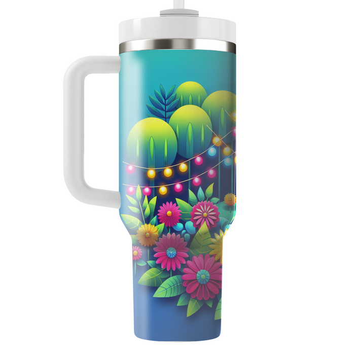 Electric Garden Party Insulated Tumblers