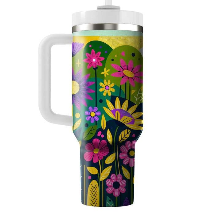 Wild Flower  Unique Tumblers