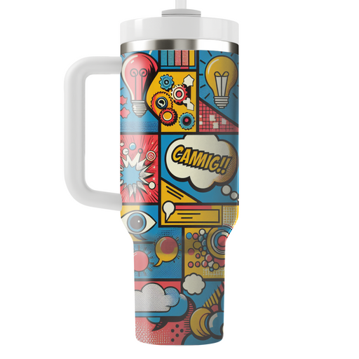 Pop Art Explosion Insulated Tumblers