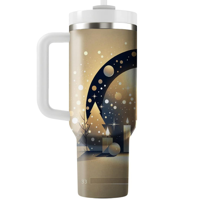 Winter Candlelight Glow  Tumblers For Gifts