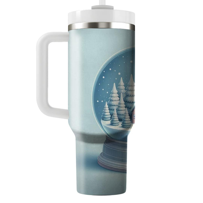 Winter Snow Globe Dreams  Travel Tumblers