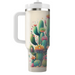 Blooming Cacti  Tumblers With Lids