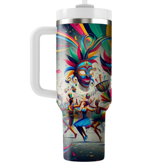 Carnival Of Colors - A Festive Parade  Decorative Tumblers