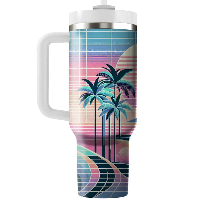 Vaporwave Zen  Tumbler Cups