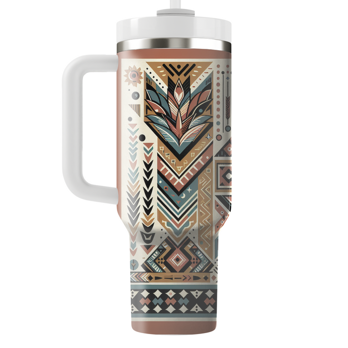 Bold Tribal Prints  Custom Tumblers