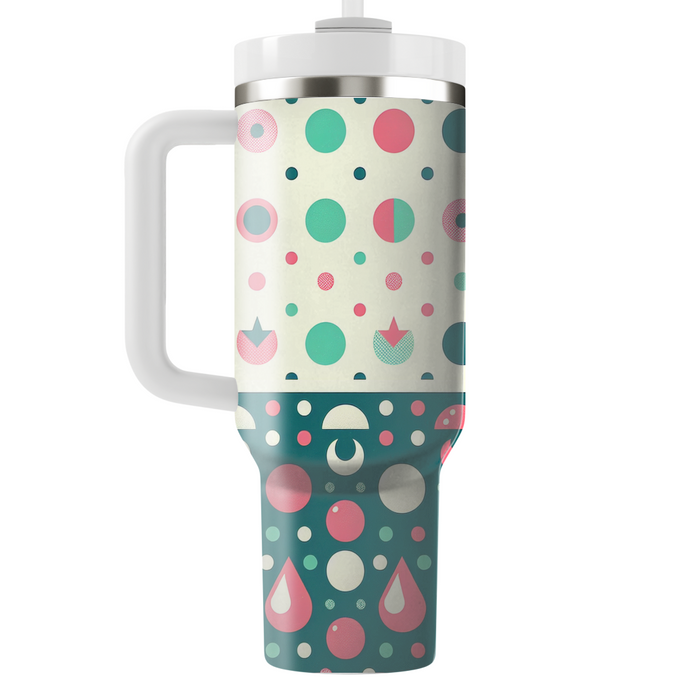 Retro Dot Matrix  Decorative Tumblers