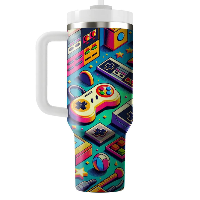 Vintage Game Controller  Tumbler Cups