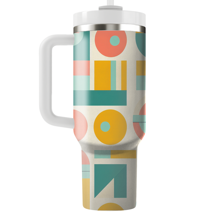 Sunkissed Geometric Tiles Travel Tumblers