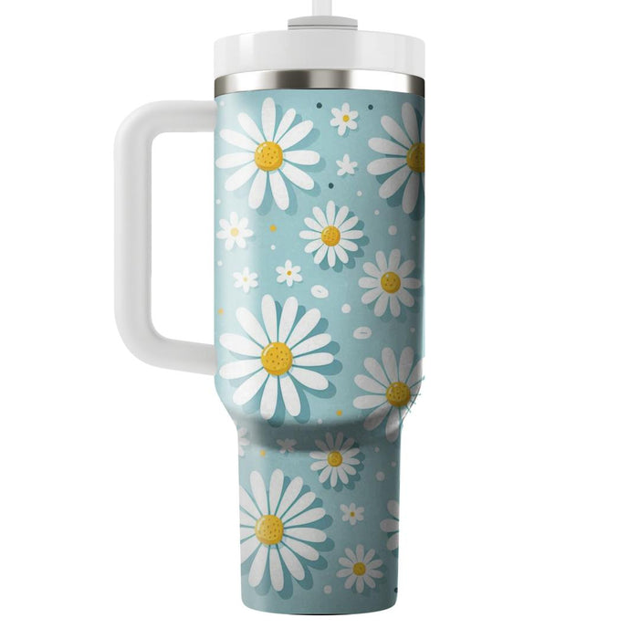 Whimsical Daisy Dream  Decorative Tumblers