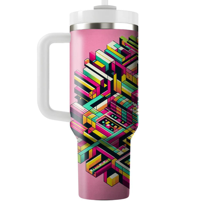 Techno Kaleidoscope  Custom Tumblers