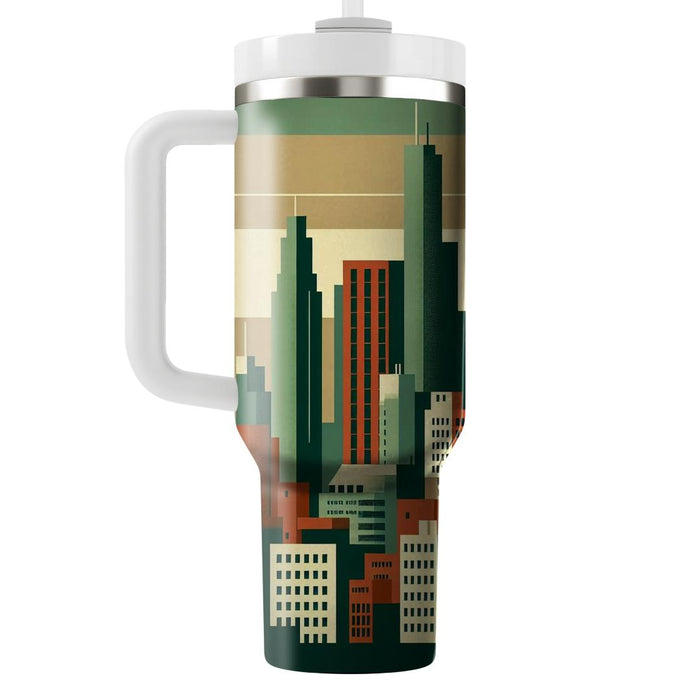 Urban Groove Skyline  Tumblers With Lids