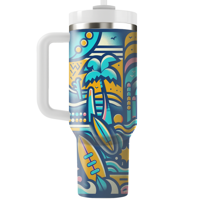 Electric Surf Culture Personalized Tumblers