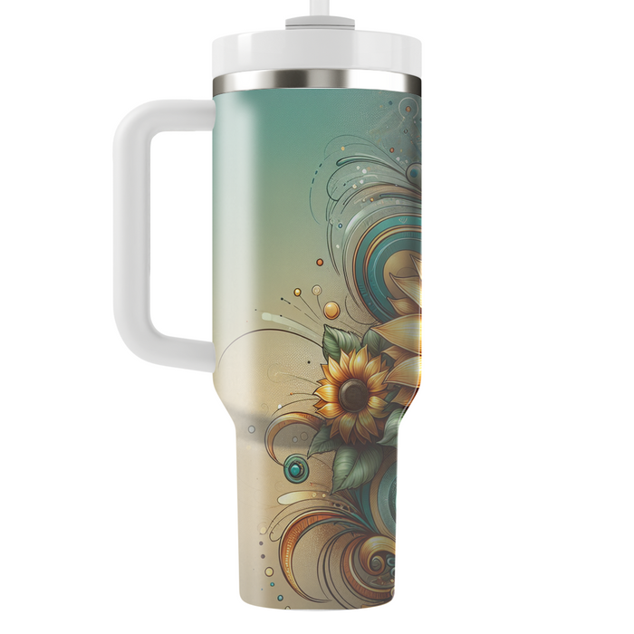 Bohemian Sunflower Dream  Insulated Tumblers