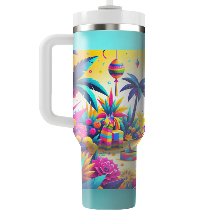 Tropical Retro Fiesta Insulated Tumblers