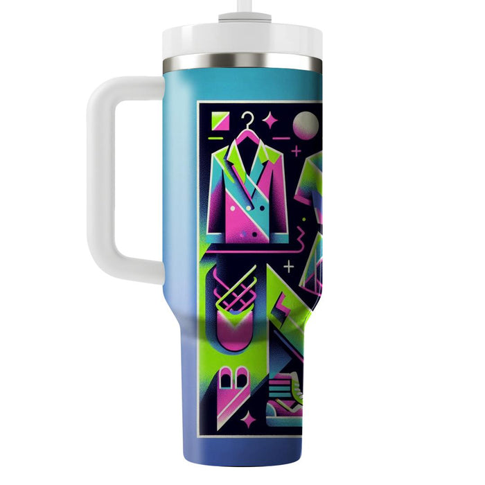 Zigzag Neon  Custom Tumblers