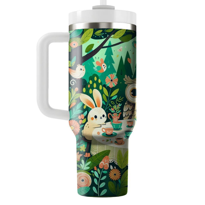 Whimsical Owl Tea Party  Decorative Tumblers