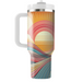 Bright Sunrise Waves  Tumbler Cups