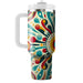 Retro Polka Dot Burst  Personalized Tumblers