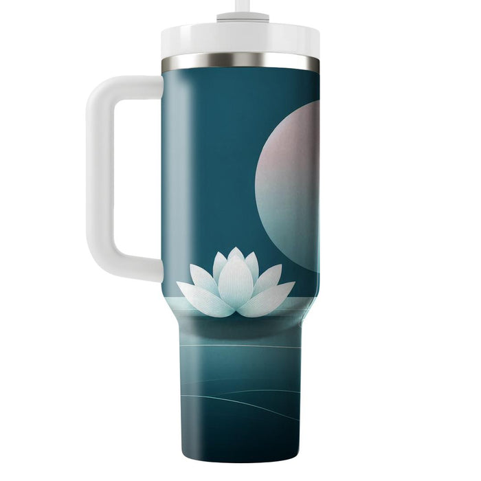 Blossoming Lotus Serenity  Tumbler Cups