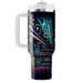 Retro New Year Soundwaves Travel Tumblers