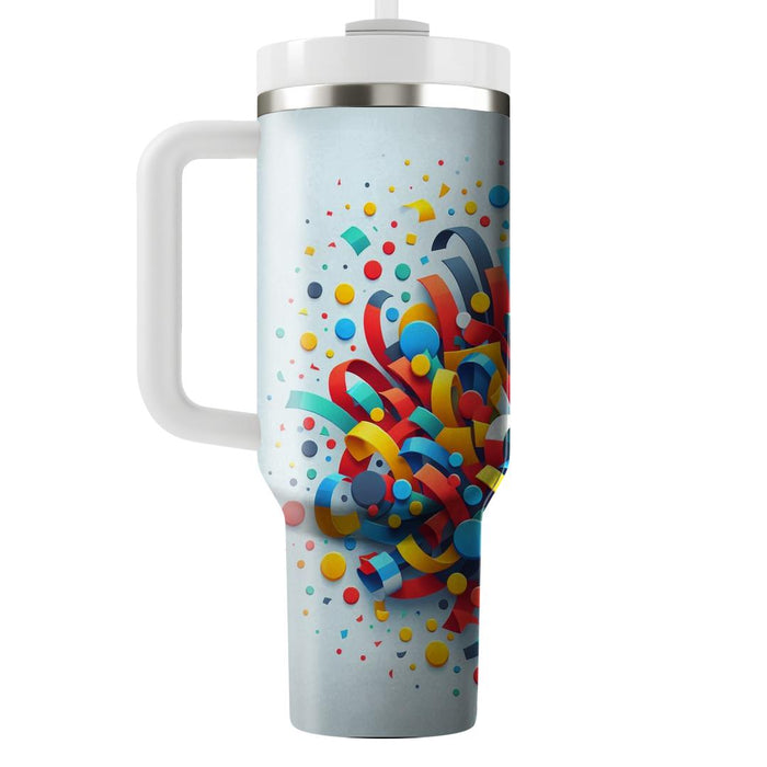 Energetic Confetti  Unique Tumblers