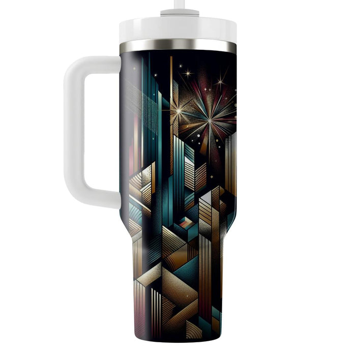 Urban Pulse - Modern City New Year  Insulated Tumblers