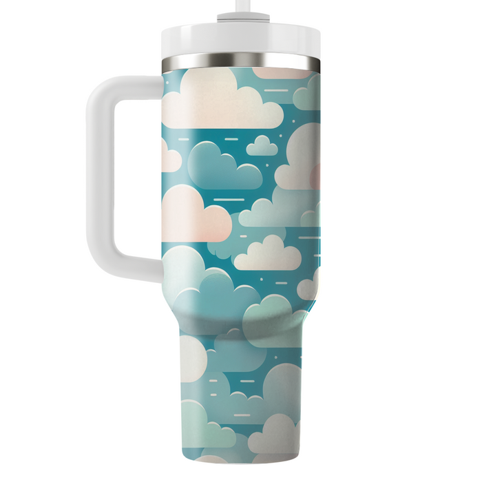 Whimsical Cloud Pattern  Insulated Tumblers