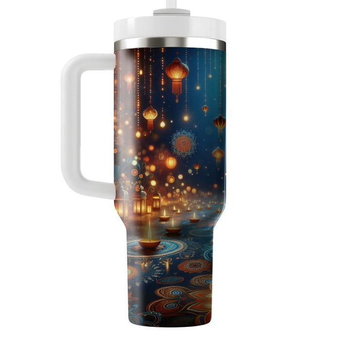 Whimsical Diwali Nights Unique Tumblers