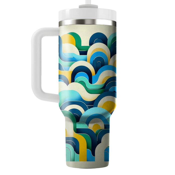 Bold Wave Patterns  Insulated Tumblers