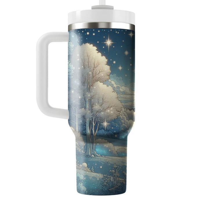 Winter Wonderland Glimmer  Decorative Tumblers