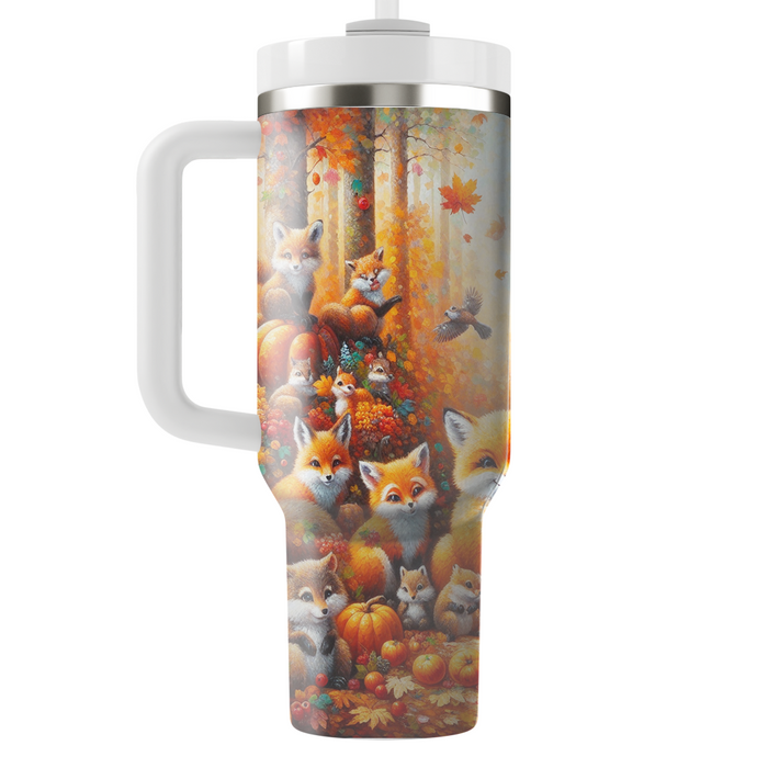 Autumn Forest Friends  Custom Tumblers