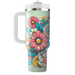 Retro Floral Patterns  Custom Tumblers