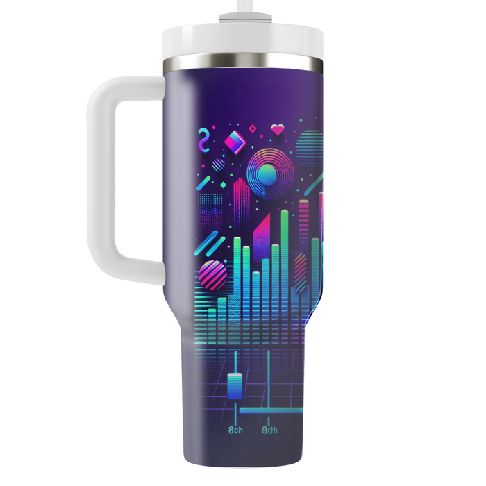 Retro Waveform  Personalized Tumblers