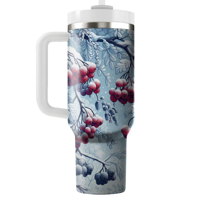 Winter Frosted Berries  Tumblers For Gifts