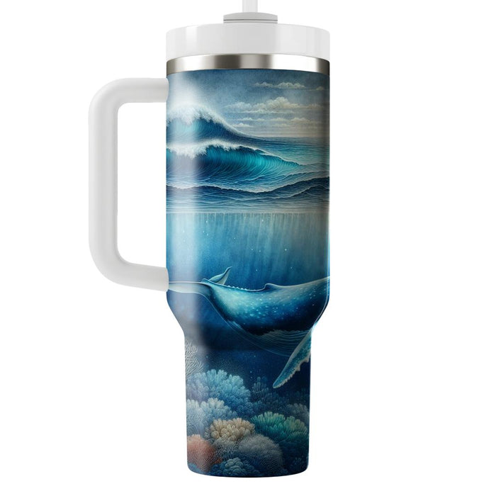 Gentle Whale Journey  Tumbler Cups