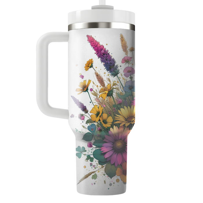 Bohemian Wildflower Mix Unique Tumblers