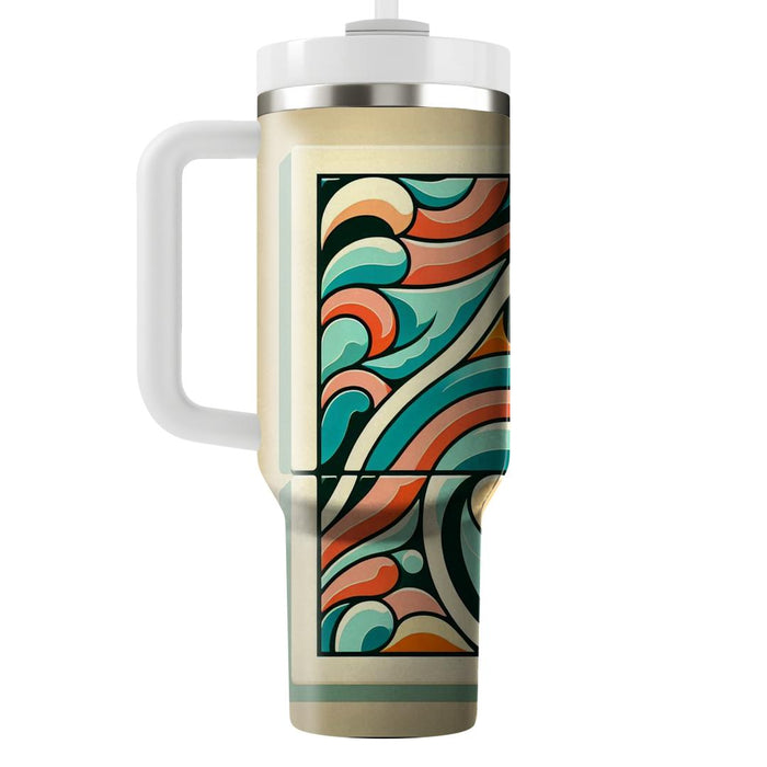 Retro Mosaic Tiles  Travel Tumblers