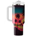 Vibrant Palm Tree Paradise  Tumbler Cups