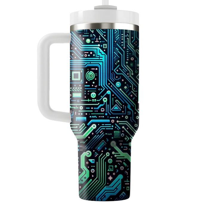 Futuristic Circuitry  Unique Tumblers