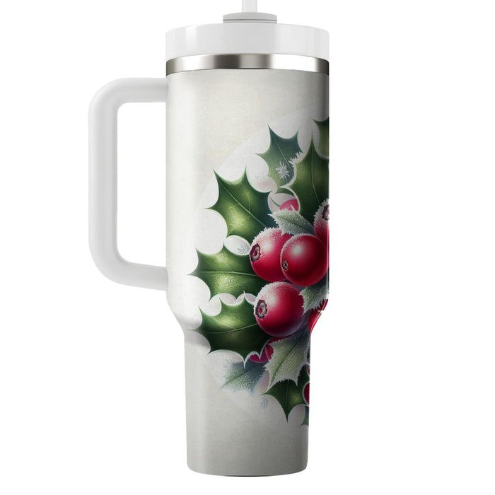 Winter Cranberry Frost  Insulated Tumblers