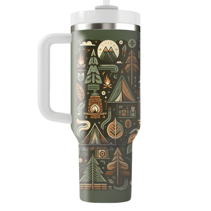 Vintage Campfire Tales  Tumblers For Gifts