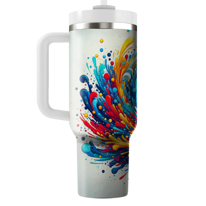 Abstract Splash  Insulated Tumblers