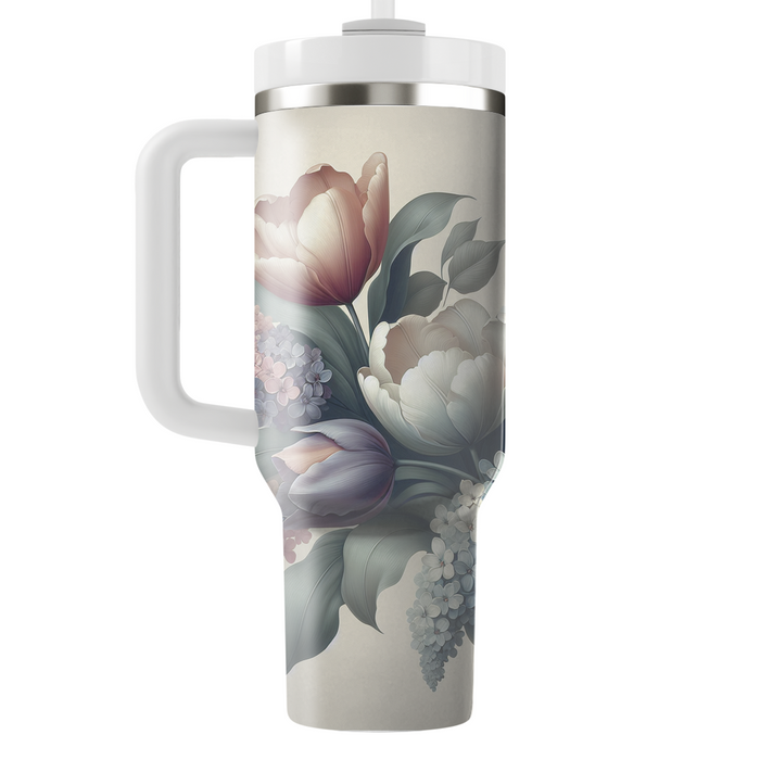 Artisan Floral Harmony  Travel Tumblers