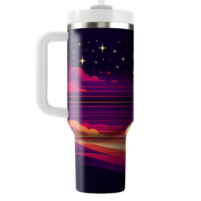 Cosmic Sunset Horizon  Unique Tumblers